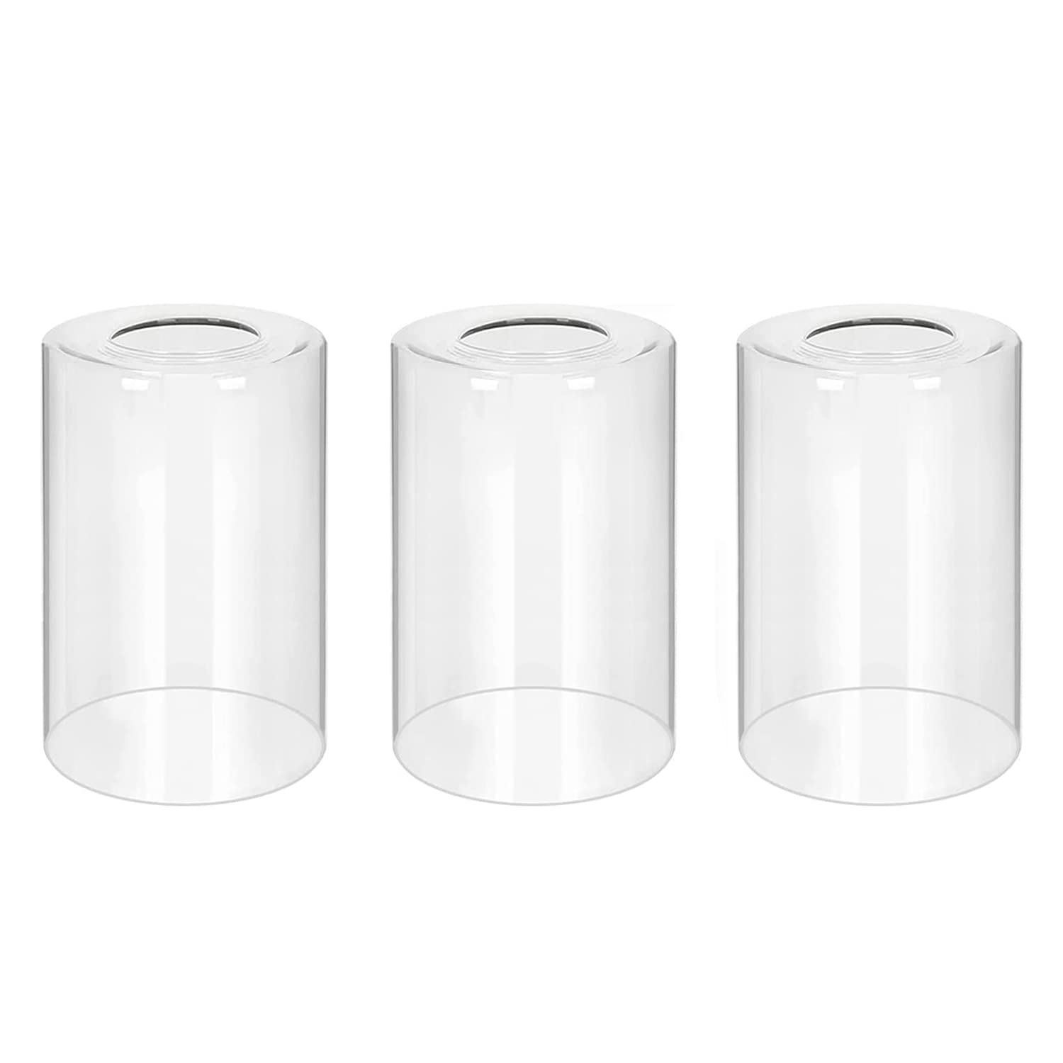 Photo 1 of Clear Glass Shades Replacements 3-Pack Shade Cover Globes for Light Fixtures