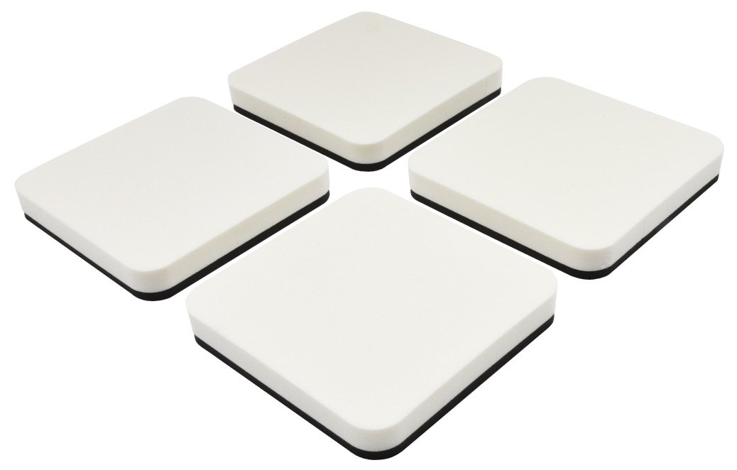 ガオナ これカモ 洗濯機用 防振マット 4枚入り (振動軽減 置くだけ簡単)GA-LF002 ホワイト商品画像