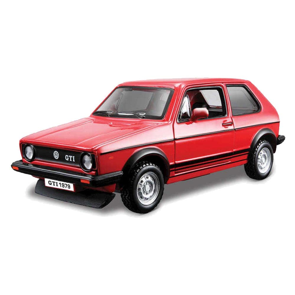 Bburago 1:32 VW VOLKSWAGEN GOLF MARK 1 GTI - 1:32 Scale - Incredibly Detailed Die-Cast Replica Collectible Model Vehicle