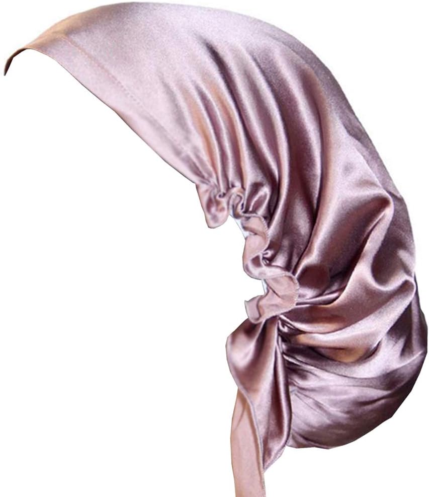 October Elf Women Sleep Cap 100% Mulberry Silk Night Cap Head Cover