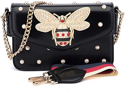 Purses and Handbags for Women Designer Shoulder Crossbody Bags for Women with Chain Bee Fashion