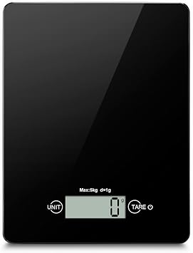 Amazon.com: Amir 11lb/5kg Tempered Glass Kitchen Scale, Digital Multi
