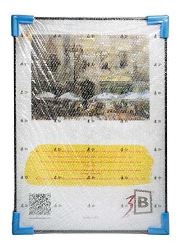 3-B Bilderrahmen POSTER - Posterrahmen Kunststoff mit Acrylglas - schwarz hochglanz - 70x100 cm (B1) – Bild 3