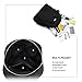 Women Backpack Purse Nylon Anti-theft Fashion Casual Lightweight Travel School Shoulder Bag (Luxury Black)