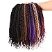 Micro Crochet Braids Kids Crochet Twist Synthetic Hair Extension 10 inch Senegalese Mambo Twist (1 Pack)