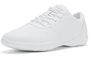 OLORA Girls Cheer Shoes Cheerleading Dance Sneakers Breathable Lightweight Comfortable for Youth Athletic Training Tennis Sport Dancing Cheerleader Competition