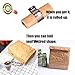 SANNE Lunch Bag Box Cooler Bag Insulated Retro Style Holiday Gift Set For Women Adults Boys Girls Reusble Paper Leakproof Tyvek Handle Bag Go Work Picnic Shool（Brown)