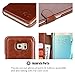 OCASE Galaxy S6 Edge Plus Case [Slim Fit] Leather Wallet Case - For SAMSUNG Galaxy S6 Edge Plus Devices -Brown