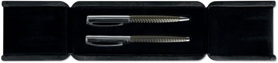 Retractable Ballpoint Pen Ball Pen Stationery Writing Supplies Set By noTrash2003 ®, Black,Blue - Image 3