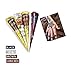 India Painting Tattoo Paste Cone,4 Tube Black White Red Brown Paste Cone Temporary Tattoo Kit Indian Body Art Painting Drawing with free Stencil