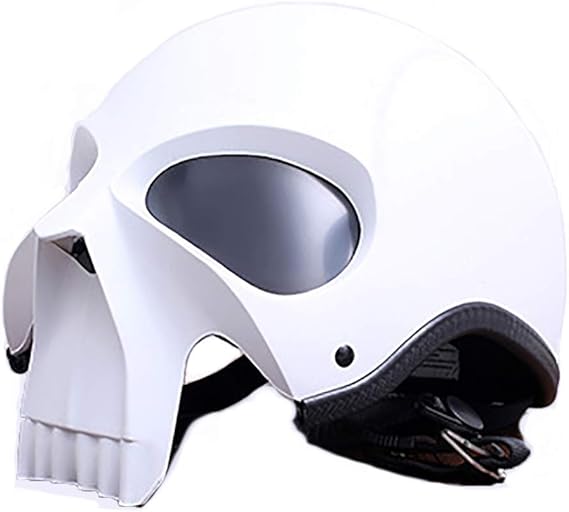 Amazon.com: HEATOOX Personality Skull Helme Light Moto Helmet Outdoor