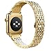 Wearlizer Compatible Apple Watch Band Women 38/40/41/42/44/45/49mm Crystal Rhinestone Diamond Band Luxury Stainless Steel Metal Bracelet Strap for iWatch Ultra Series 10 9 8 7 SE 6 5 4 3 2 1