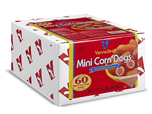 Vienna Beef Mini Corn Dogs 1.33 oz. 5 lbs. 60 count - Thumbnail 3