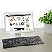 JETech Ultra-Slim Bluetooth Wireless Keyboard for iPhone, iPad Pro, iPad Air, iPad Mini, iPad 2/3/4, Galaxy Tab, Mac, Windows, and Any Bluetooth Enabled Device (Black) - 2155