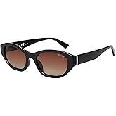 SOJOS Trendy Rectangle Polarized Sunglasses For Women Men Retro Sun Glasses Narrow Square 90s SJ2673