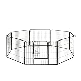 ALEKO DK24X32 Heavy Duty Pet Playpen Dog Kennel Pen