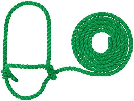 Weaver Leather Cattle Poly Rope Halter (Clover Green H1)