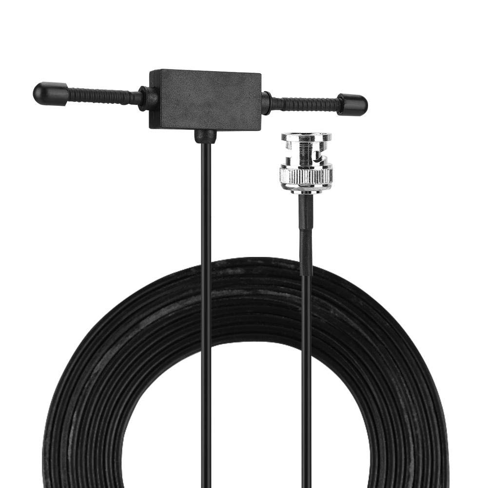 Yoidesu Scanner Antenna, 30MHz - 1200MHz Wideband, Glass-mount BNC Male, High Gain, ABS, Brass Connector