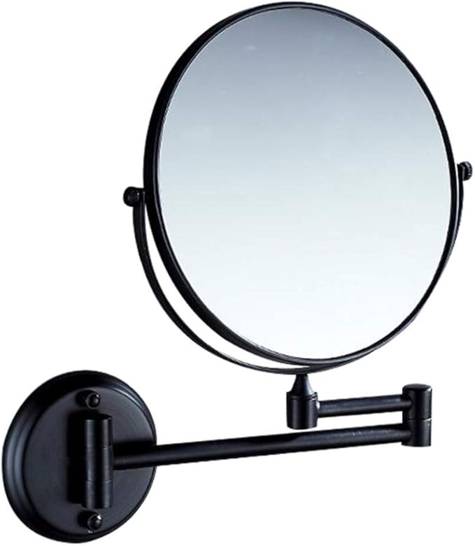 FHISD Wand-Make-up-Spiegel mit 3-facher Vergrößerung, zweiseitiger, um