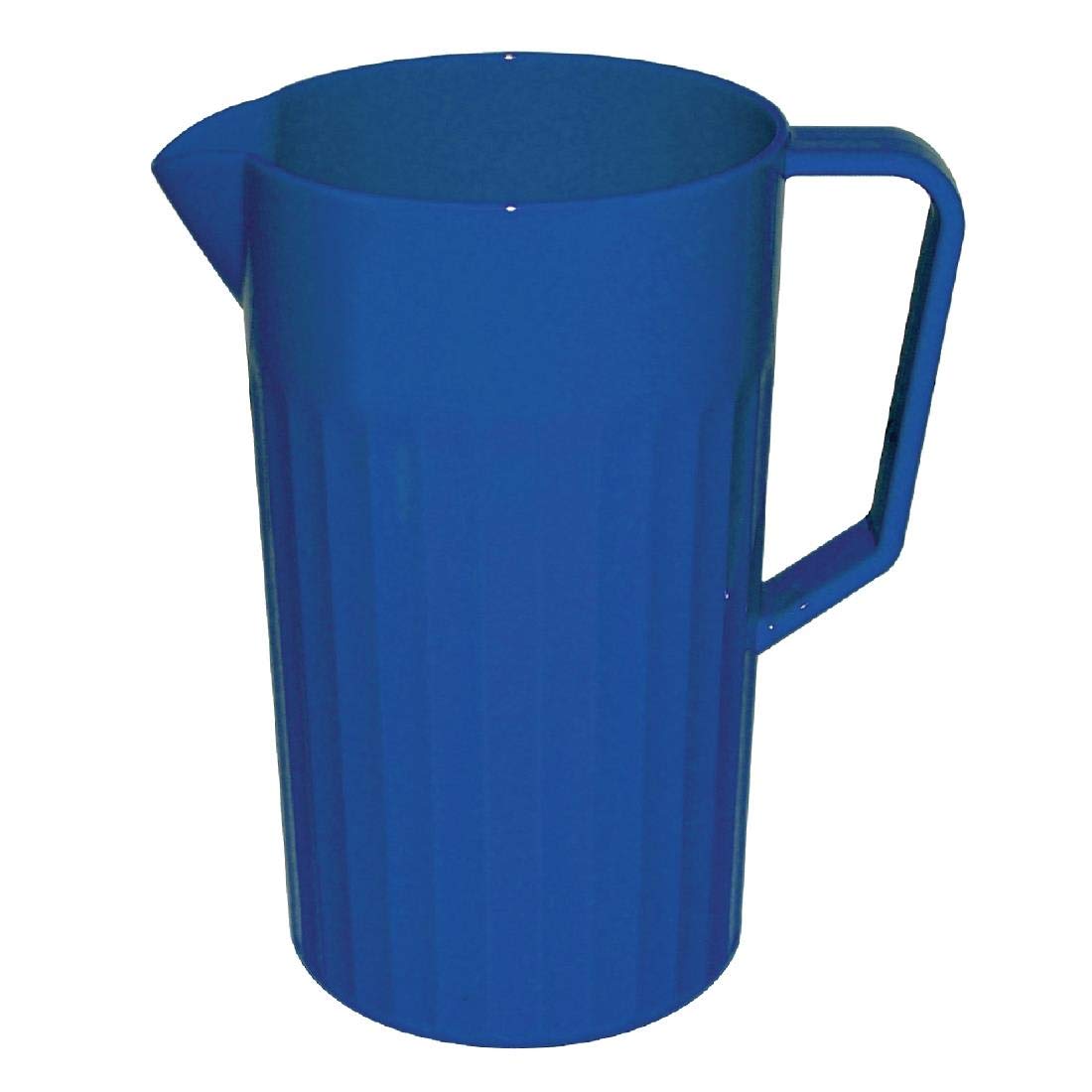Olympia CE280 Kristallon Blue Polycarbonate Plastic Jug 1.4 Litre (49 1/4 ounce) - Reusable and Virtually Unbreakable