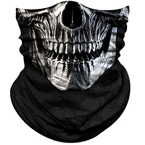 Obacle Skull Face Mask Half for Dust Wind UV Sun