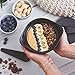 monbento - Leakproof Bowl Lunch Box MB Lib Onyx - Ideal for Holds Soups Salads, Pasta - for Work Lunch Packing - BPA Free - Food Grade Safe - Black