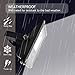 GLW Super Bright 50W Flood Light,Outdoor IP65 Waterproof Security Light,300W Halogen Bulb Equivalent with US 3-Plug,6000K,4500lm,110V Daylight White Wall Light