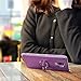 Galaxy S9+ Plus Cases, Glitter Girly Purple S9+ Phone Cover with Kickstand Grip Finger Ring Stand Protective Luxury Diamond Sparkle Bling Samsung Galaxy S9 Plus Case for Women Girls - Lilac Purple