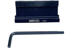 CNC Grooving and Parting Tool Holder Block SMBB1626 2026 2032 2532 3232 Alloy Steel HRC60 Hardened Cut Off Plate Compatible w