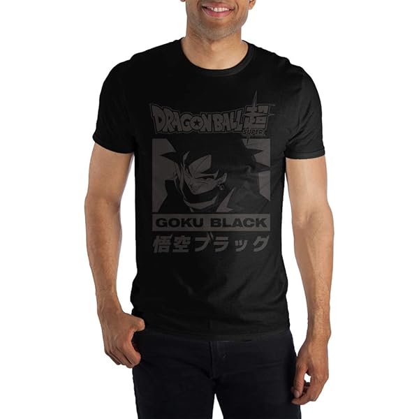 Dragon Ball Z Super Goku Character - Playera Negra Para Hombre, Multi Colorido, X-Large