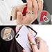 Outee Cell Phone Ring Holder, 20 Pcs Phone Finger Holder Phone Ring Grip Stand Phone Finger Ring 360 Degree Rotation Universal Smartphone Ring Loop Grip Amount for Smartphone, Tablet