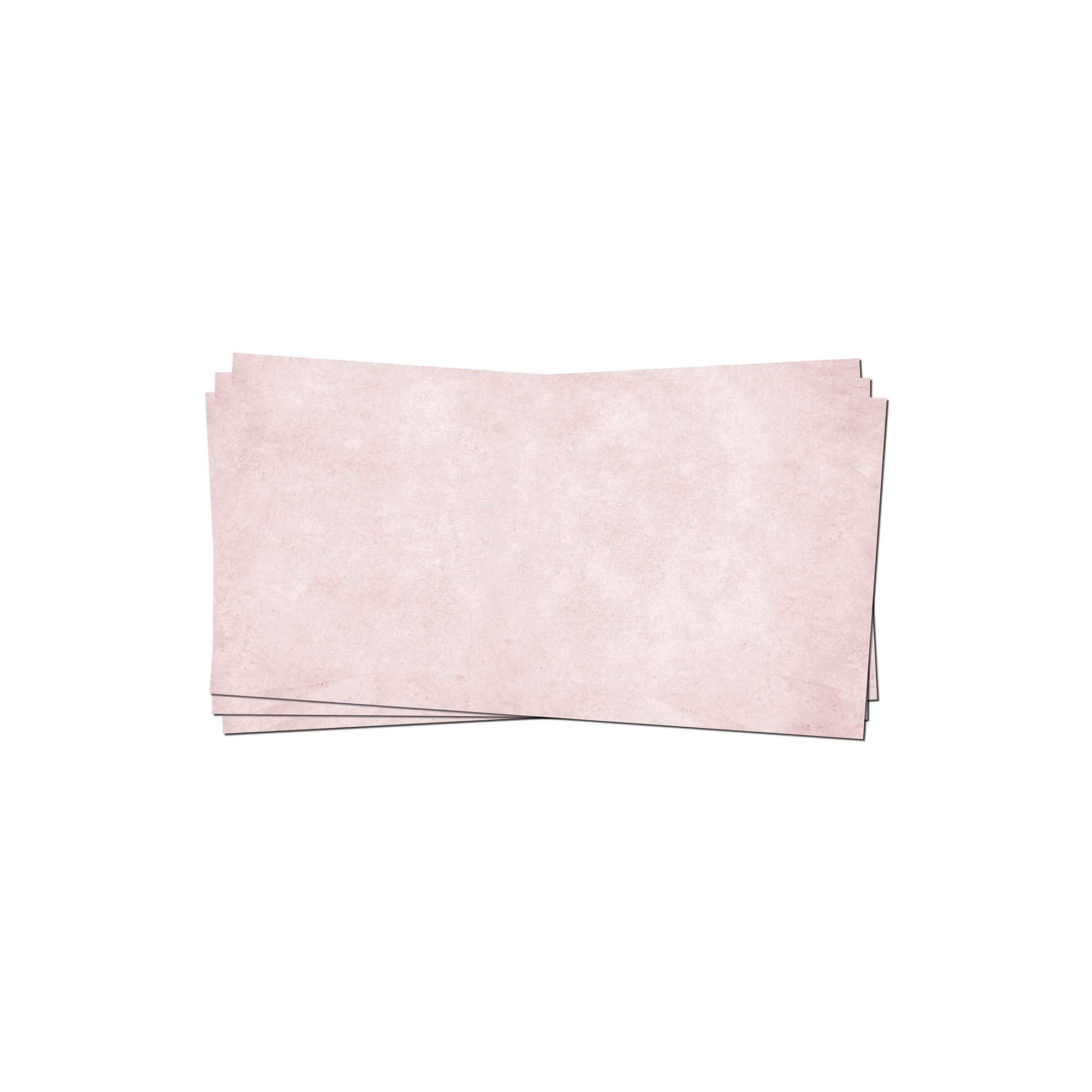 Presentou Letter Paper Printed on Both Sides 120 g Paper | Motif Paper Certificate Paper Menu Love Letter (Flower & Dusky Pink, 50 Envelopes)
