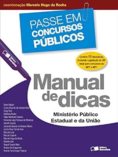 Livro PASSE EM CONCURSOS PÚBLICOS - MANUAL DE DICAS