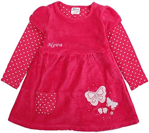 Kids Dresses Winter Dresses For Baby Girls Long Sleeve