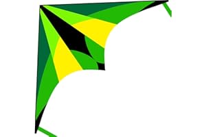 CHICROSA Large Delta Kite for Kids & Adults, Beginner Kite Easy to Fly,It Comes with 200ft String Kite Handle (red)