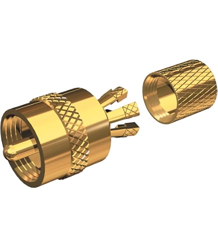 Amazon.com: Shakespeare PL-258-CP-G Gold Splice Connector For RG