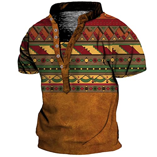 Mens Casual Crew Neck Blouses Hide Belly Basic Tees