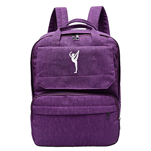 Multi-function 3D Printing Ballet Dancer Unisex Canvas Backpack