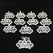 Butterfly Craze Princess Crown Comb Mini Tiara Hair Clips for Princess Party Favor 12 pcs primary