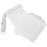 100 Stück Teebeutel Leer - Ungebleichte Filterbeutel Mit Kordelzug 7x9cm