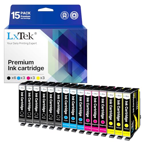 LxTek Compatible with Epson 604XL Cartridges Compatible for Epson 604 XL Multipack for Expression Home XP-2200 XP-2205 XP-3200 XP-3205 XP-4200 XP-4205 Workforce WF-2910DWF WF-2930 WF-2935 (15-Pack)