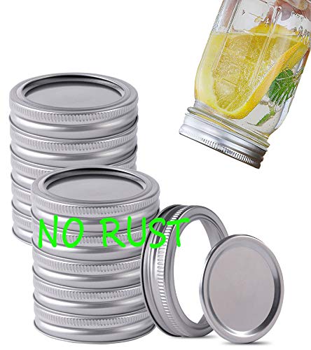 Photo 1 of Jar Lids and Rings Large Wide Mouth is Suitable for Mason Canning