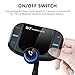 HiGoing Bluetooth FM Transmitter for Car, Wireless Radio Adapter Receiver with QC3.0 USB Ports, 1.7 Inch Disply and Hand-Free Calling, Suport TF Card, AUX Output/Input