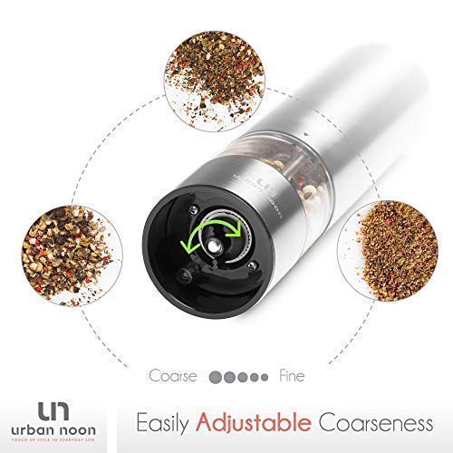 4 Electric+Pepper+Grinder+Salt+Adjustable