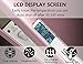 Sboly Professional Flat Iron Hair Straightener with 1 Inch Titanium Iron Plates – Adjustable Temperature, LCD Digital Display, Dual Voltage Compatible 100V-240V, Long 360 Degree Swivel Cordthumb 1