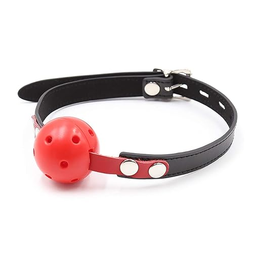 XYACM Mouth Ball Breathable Gag - Wiffle Ball Gag Breathable Silicone Ball  with Holes Open Mouth Gag Sex Toy for Fetish Lover Restraints Set Sex Toys  Ankle Cuff Bondage in Saudi Arabia |