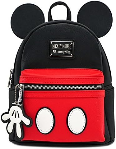 Mickey Suit Mini Saffiano Faux Leather Backpack