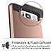 Vofolen Case for Galaxy S8 Case Wallet Credit Card Holder ID Slot Sliding Hidden Pocket Dual Layer Protective Cover Hard Bumper Shell Rugged Hybrid Protector Armor Case for Samsung Galaxy S8 Rose Gold