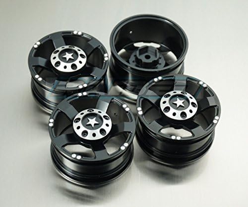 1/10 Scale RC 1.9 Alloy Aluminium Offroad Crawler wheels rims SCX10 CC01 D90