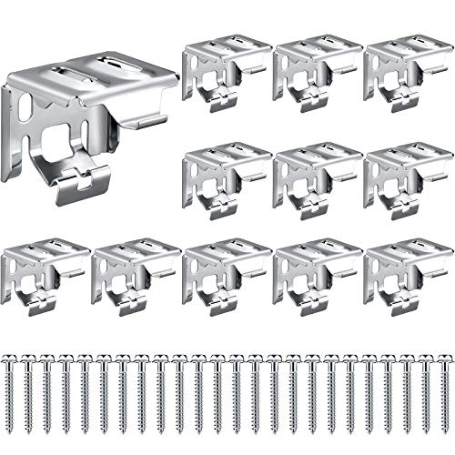 Photo 1 of Jetec 6 Pieces Mini Blind Brackets Bracket for Window Blinds, with Screws